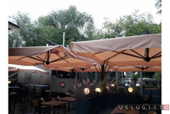 Пошив зонтов для кафе Москва